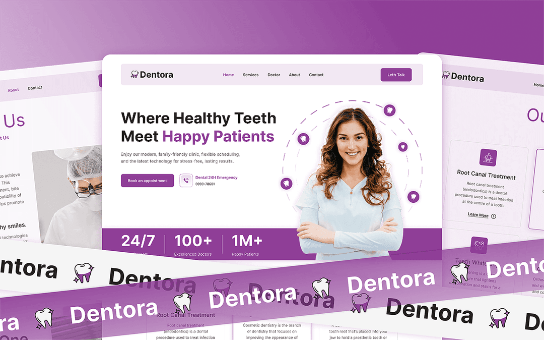Dentora: Designing Comfort, Building Confidence in Every Click